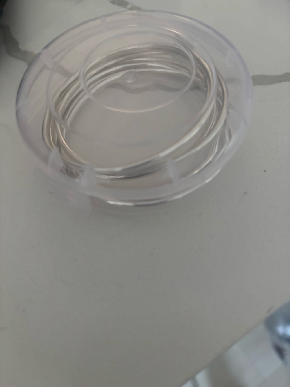 Silver Tone Stackable bangles (7of them)